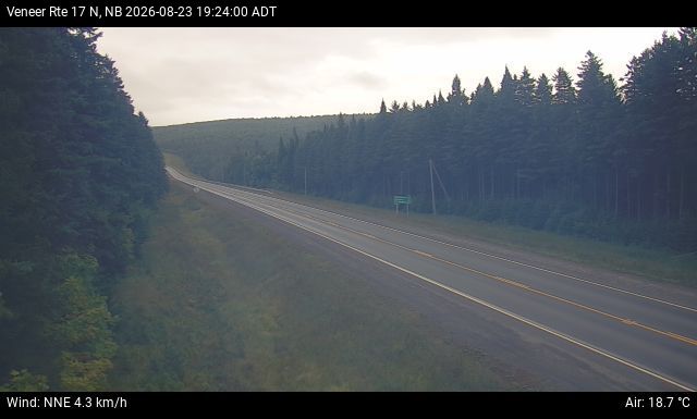 Web Cam image of Veneer (NB Highway 17)
