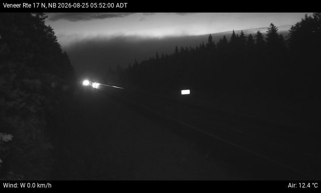 Web Cam image of Veneer (NB Highway 17)
