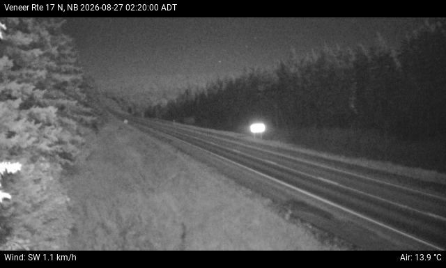 Web Cam image of Veneer (NB Highway 17)