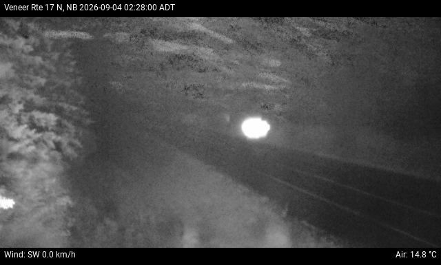 Web Cam image of Veneer (NB Highway 17)