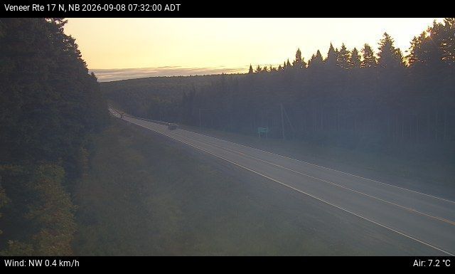 Web Cam image of Veneer (NB Highway 17)
