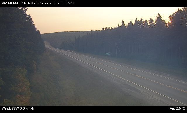 Web Cam image of Veneer (NB Highway 17)
