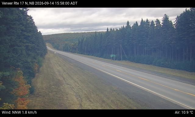 Web Cam image of Veneer (NB Highway 17)
