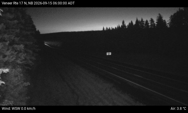 Web Cam image of Veneer (NB Highway 17)