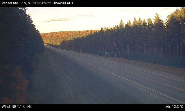 Web Cam image of Veneer (NB Highway 17)