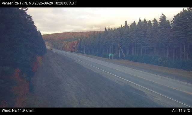 Web Cam image of Veneer (NB Highway 17)