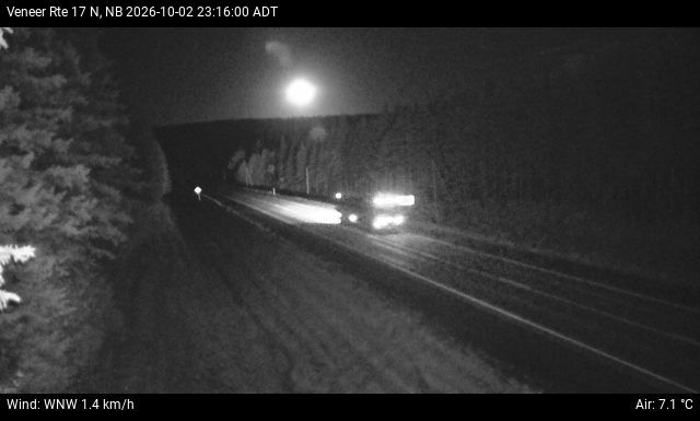 Web Cam image of Veneer (NB Highway 17)