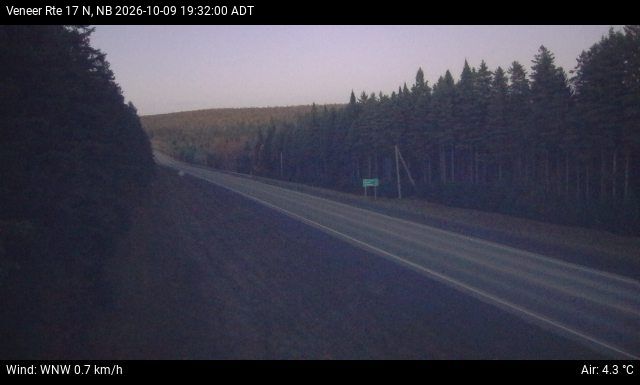 Web Cam image of Veneer (NB Highway 17)