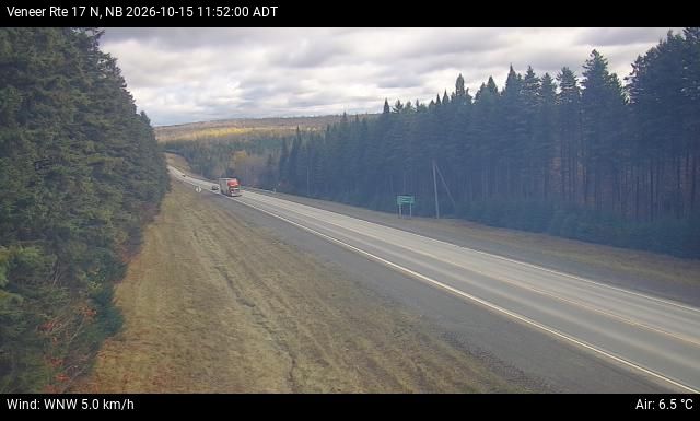 Web Cam image of Veneer (NB Highway 17)