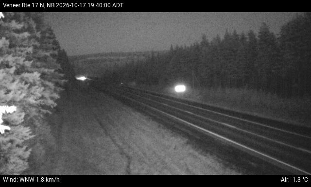 Web Cam image of Veneer (NB Highway 17)