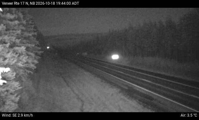 Web Cam image of Veneer (NB Highway 17)