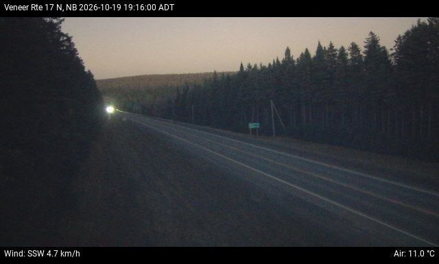 Web Cam image of Veneer (NB Highway 17)