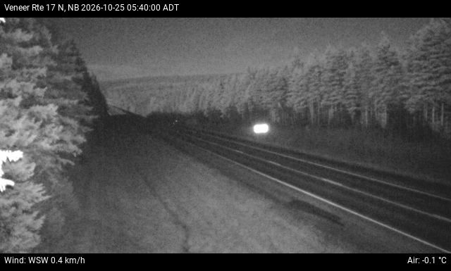 Web Cam image of Veneer (NB Highway 17)