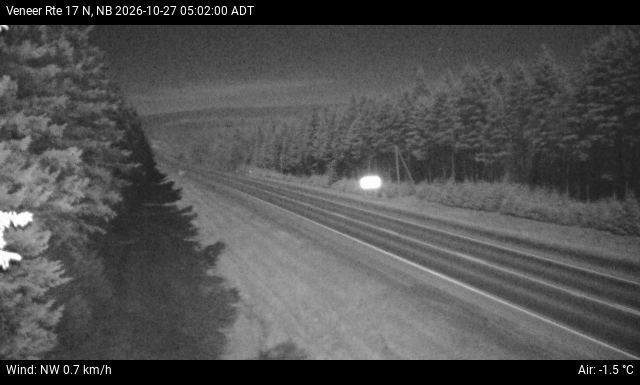 Web Cam image of Veneer (NB Highway 17)