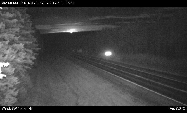 Web Cam image of Veneer (NB Highway 17)