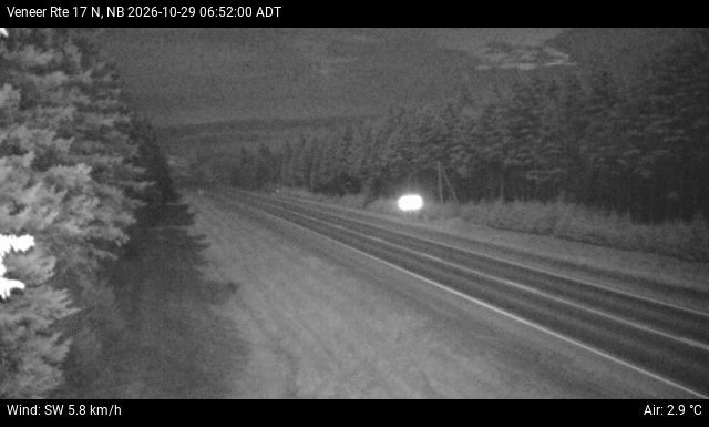 Web Cam image of Veneer (NB Highway 17)
