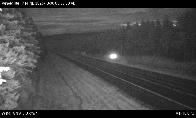 Web Cam image of Veneer (NB Highway 17)