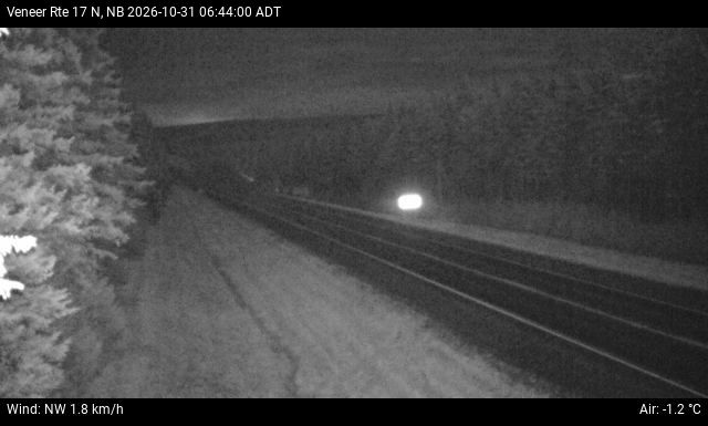 Web Cam image of Veneer (NB Highway 17)