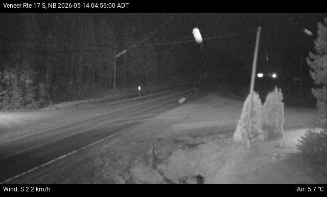 Web Cam image of Veneer (NB Highway 17)