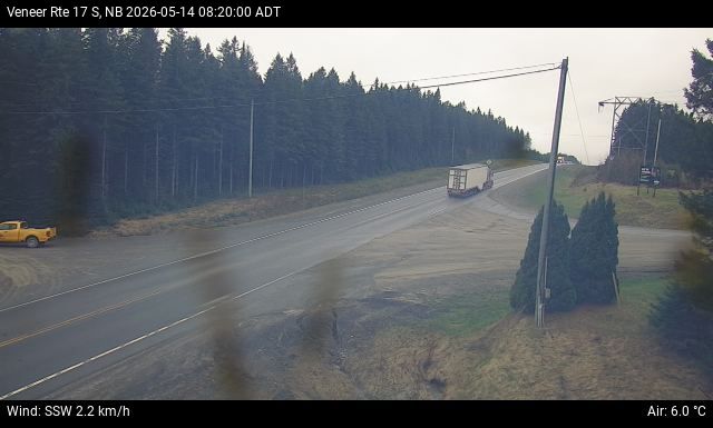 Web Cam image of Veneer (NB Highway 17)