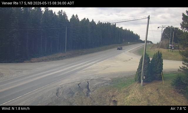Web Cam image of Veneer (NB Highway 17)