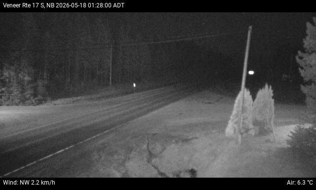 Web Cam image of Veneer (NB Highway 17)