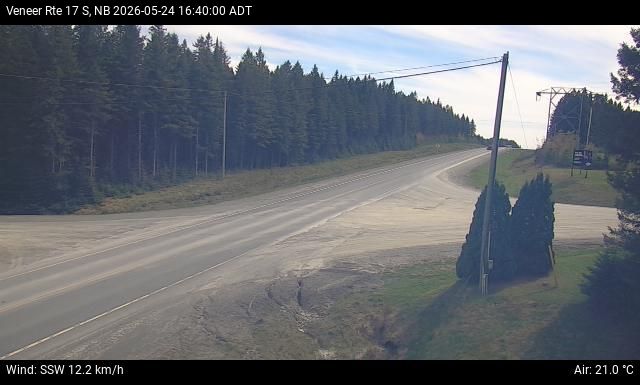 Web Cam image of Veneer (NB Highway 17)
