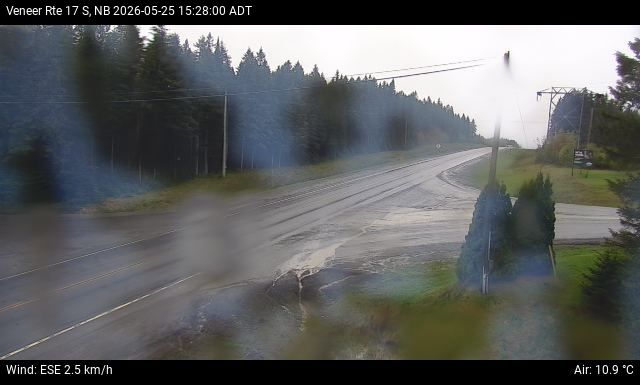 Web Cam image of Veneer (NB Highway 17)