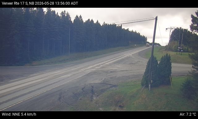 Web Cam image of Veneer (NB Highway 17)