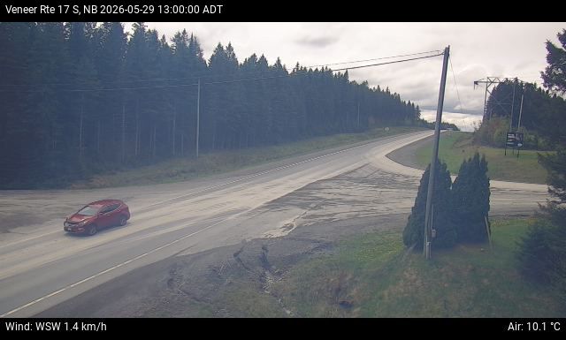 Web Cam image of Veneer (NB Highway 17)