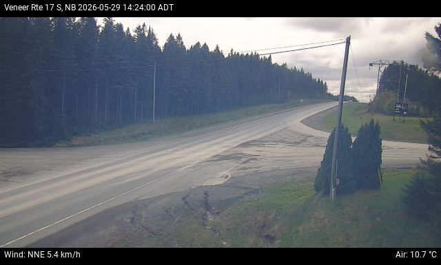 Web Cam image of Veneer (NB Highway 17)