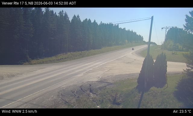 Web Cam image of Veneer (NB Highway 17)