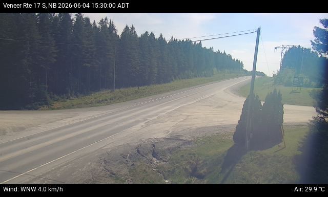 Web Cam image of Veneer (NB Highway 17)