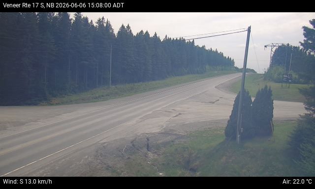 Web Cam image of Veneer (NB Highway 17)