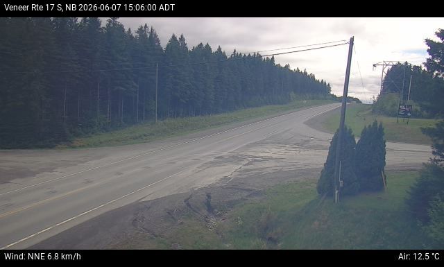 Web Cam image of Veneer (NB Highway 17)