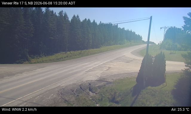 Web Cam image of Veneer (NB Highway 17)