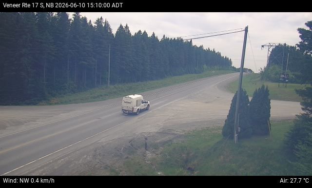 Web Cam image of Veneer (NB Highway 17)