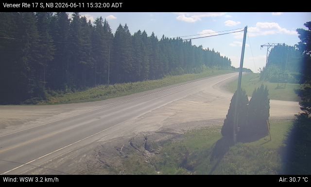 Web Cam image of Veneer (NB Highway 17)