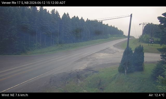Web Cam image of Veneer (NB Highway 17)
