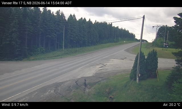 Web Cam image of Veneer (NB Highway 17)
