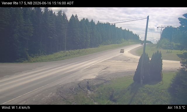 Web Cam image of Veneer (NB Highway 17)