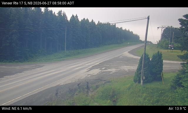 Web Cam image of Veneer (NB Highway 17)