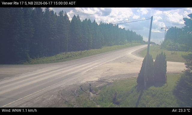 Web Cam image of Veneer (NB Highway 17)
