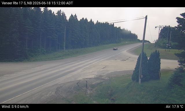 Web Cam image of Veneer (NB Highway 17)