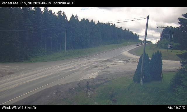 Web Cam image of Veneer (NB Highway 17)