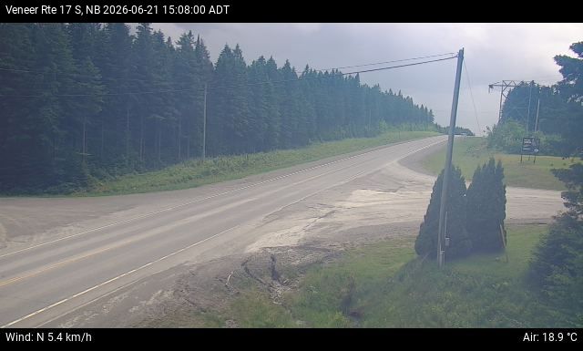 Web Cam image of Veneer (NB Highway 17)