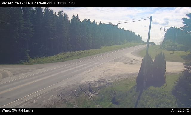 Web Cam image of Veneer (NB Highway 17)