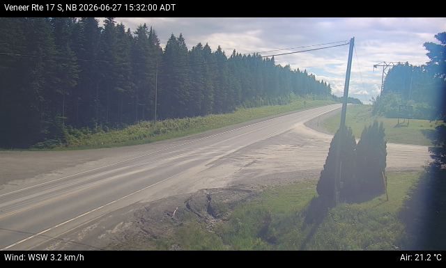 Web Cam image of Veneer (NB Highway 17)