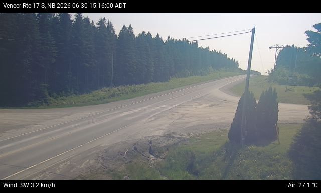 Web Cam image of Veneer (NB Highway 17)