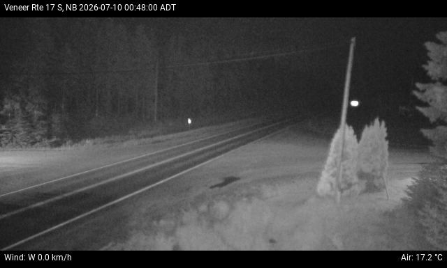 Web Cam image of Veneer (NB Highway 17)